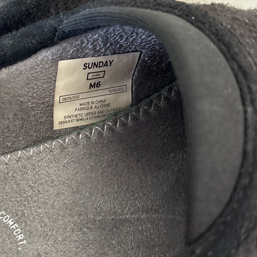 Vessi Sunday Slippers Black Waterproof Knit | Men’s 6 - Picture 9 of 9